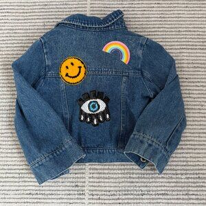 Miki Miette 2T Patch Denim Jacket